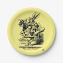 Search for alice wonderland white rabbit plates Birthday