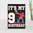 Search for boy 9th birthday cards Celebration