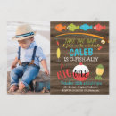 Search for the big one 1st birthday invitations Boys first birthday