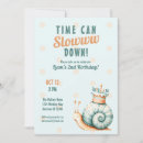 Search for snail birthday invitations Whimsical