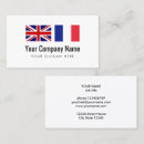 Search for french translation business cards Flag