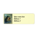 Search for blessed virgin mary return address labels Jesus