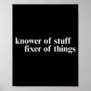 Search for fixer posters Knower of stuff