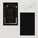 Search for celestial business cards Mystical