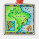 Search for brazil christmas tree decorations map