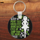 Search for irish dance key rings Four leaf clover