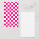 Search for gingham check pattern business cards For her