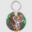 Search for tiger head key rings Jungle