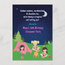 Search for sleepover birthday invitations Smores