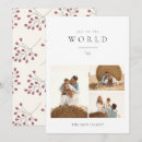 Search for joy to the world photo christmas cards Minimalist