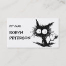Search for black cat business cards Kawaii