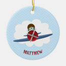 Search for vintage airplane christmas tree decorations Boy