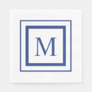Search for royal blue napkins Monogrammed