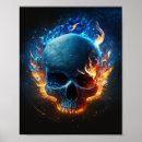 Search for flaming skull posters Burning
