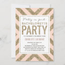 Search for pretty hen party invitations Glitter
