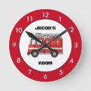 Search for fire truck nursery decor Red