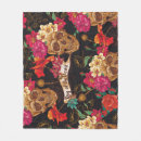 Search for day of the dead blankets Illustration