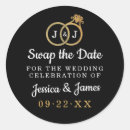 Search for chic monogram wedding stickers Trendy