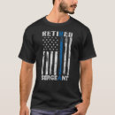 Search for thin blue line tshirts Sergeant