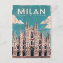 Search for milan postcards Italian