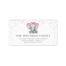 Search for baby elephants return address labels Mother to be