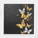 Search for butterfly napkins Black