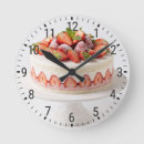 Search for strawberry kitchen clocks Cake