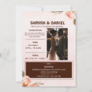 Search for tea stained invitations Cream brown dry blossoms
