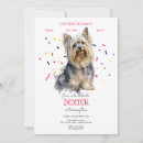 Search for lets pawty invitations Watercolor