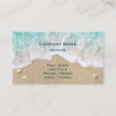 Search for beach business cards Waves