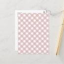Search for plaid pattern postcards Pink