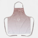 Search for rose gold aprons Glitter