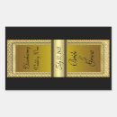 Search for gold filigree stickers Anniversary