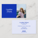 Search for video editor business cards Modern