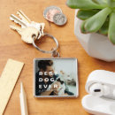 Search for best dog ever key rings Modern