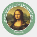 Search for leonardo da vinci stickers Mona lisa