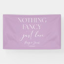Search for purple and white banners Elegant script
