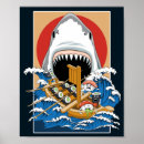 Search for shark attacks posters Ocean