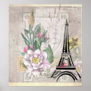 Search for vintage paris fashion posters Eiffel tower