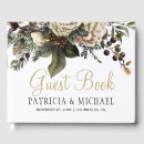 Search for winter wedding guest books White flowers