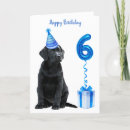 Search for 6 year old birthday cards Puppy