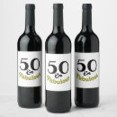 Search for birthday wine labels 50th