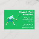 Search for racket business cards Player