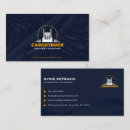 Search for cargo business cards Truck driver