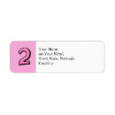 Search for silly return address labels Pink