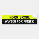Search for broke bumper stickers Horn