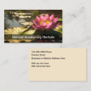 Search for herbal business cards Natural