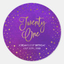Search for elegant 21st birthday stickers Twenty one