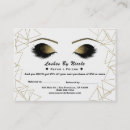 Search for eyelash referral cards Extensions
