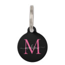 Search for monogrammed pet tags Simple